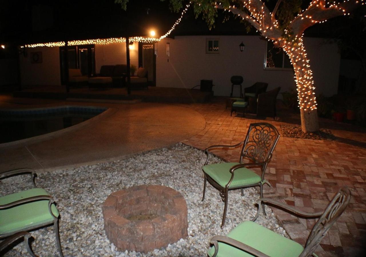 Tempe Escape With Heated Pool, Billiards & Firepit Fun Villa Exterior photo