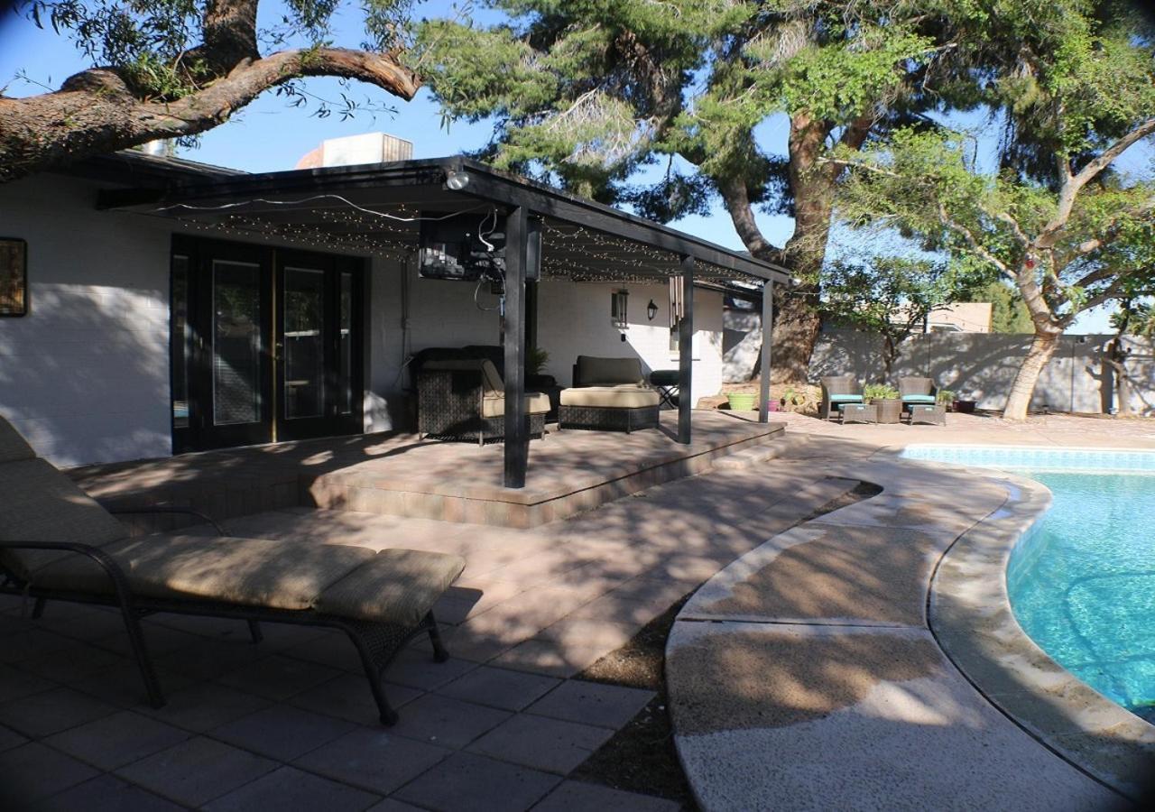 Tempe Escape With Heated Pool, Billiards & Firepit Fun Villa Exterior photo